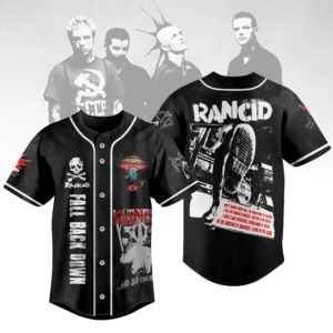 Fall Back Down Rancid Baseball Jersey For Men Women And Kids Gift