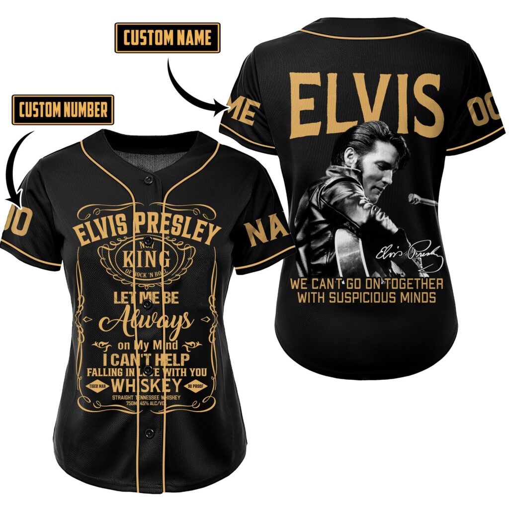 Elvis Presley Baseball Jersey For Men Women And Kids Gift Elvis Presley Baseball Jersey For Men Women And Kids Gift