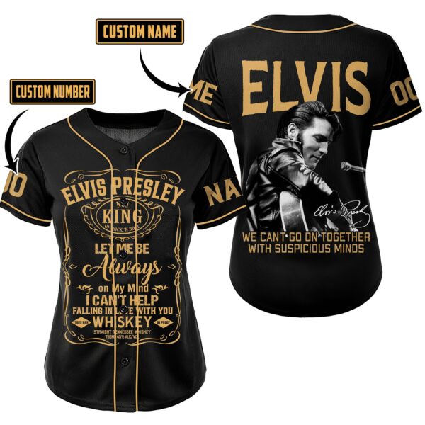 Elvis Presley Baseball Jersey For Men Women And Kids Gift
