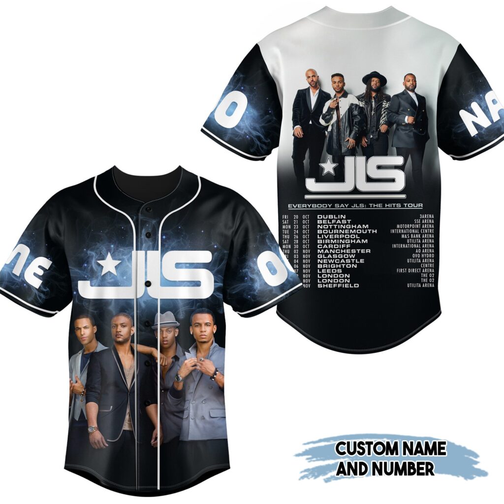 Everybody Say JLS The Hits Tour Baseball Jersey For Men Women And Kids Gift Everybody Say JLS The Hits Tour Baseball Jersey For Men Women And Kids Gift