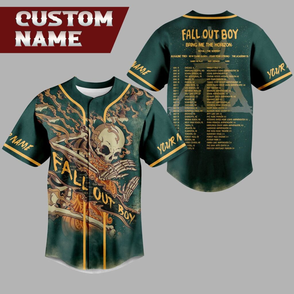 Fall Out Boy Baseball Jersey For Men Women And Kids Gift Fall Out Boy Baseball Jersey For Men Women And Kids Gift