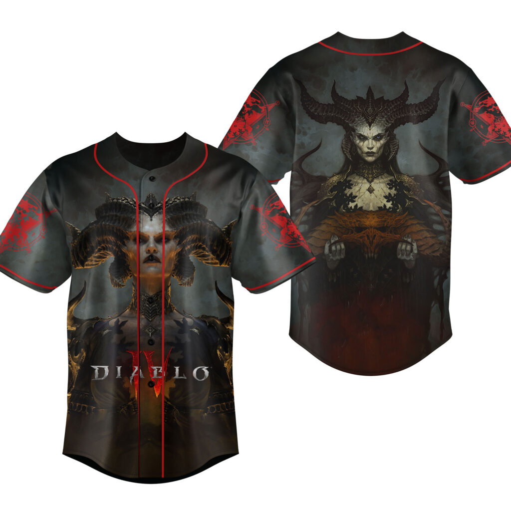 Diablo Baseball Jersey For Men Women And Kids Gift Diablo Baseball Jersey For Men Women And Kids Gift