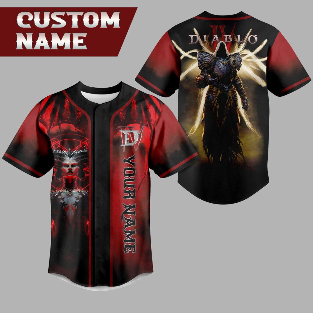Diablo Baseball Jersey For Men Women And Kids Gift Diablo Baseball Jersey For Men Women And Kids Gift