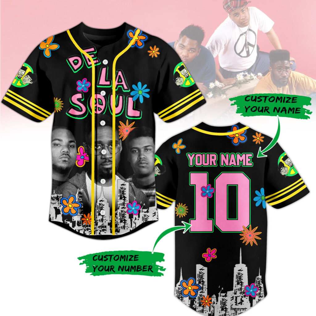 De La Soul Baseball Jersey For Men Women And Kids Gift De La Soul Baseball Jersey For Men Women And Kids Gift