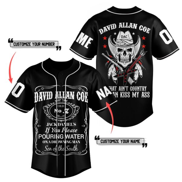 David Allan Coe Baseball Jersey For Men Women And Kids Gift