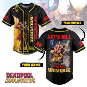 Deadpool & Wolverine Baseball Jersey For Men Women And Kids Gift