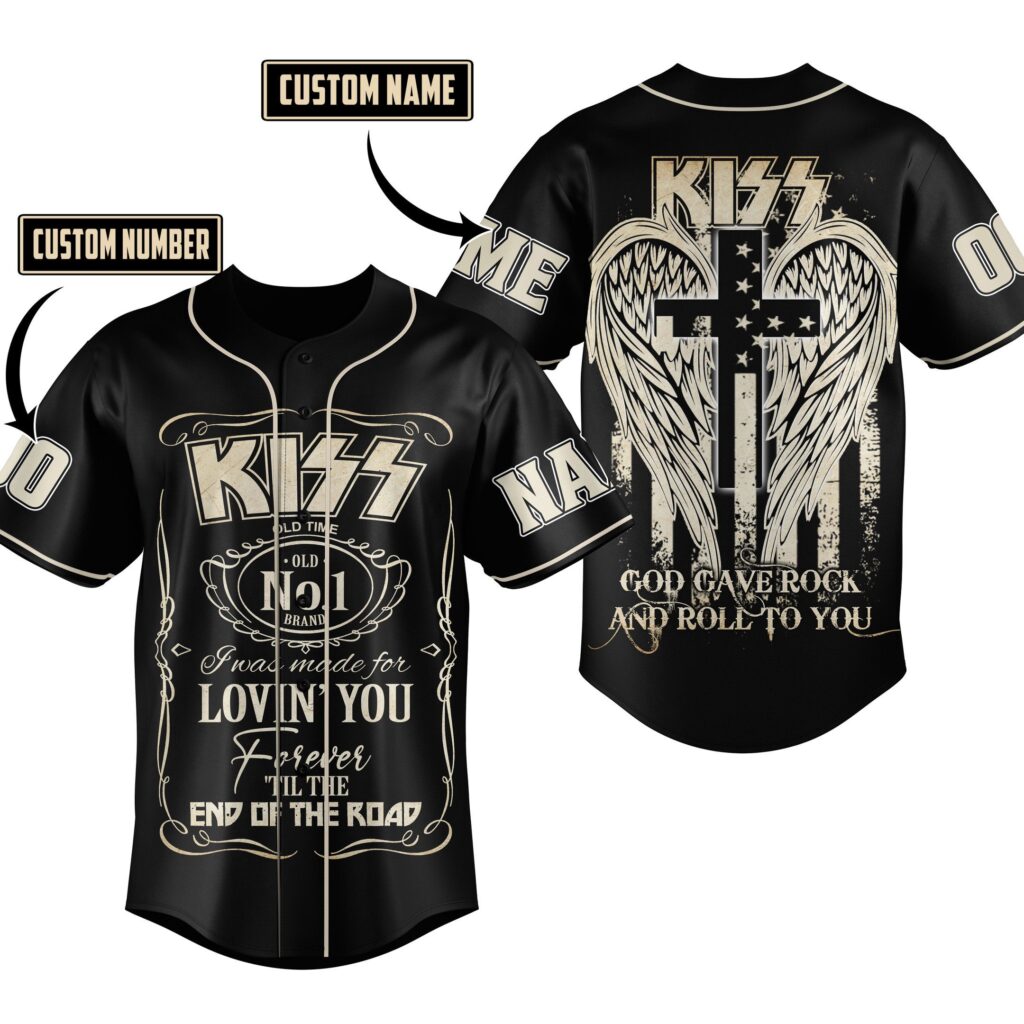 Kiss Baseball Jersey For Men Women And Kids Gift Kiss Baseball Jersey For Men Women And Kids Gift