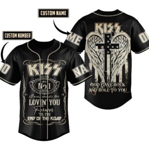 Kiss Baseball Jersey For Men Women And Kids Gift
