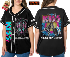 Kiss Baseball Jersey For Men Women And Kids Gift