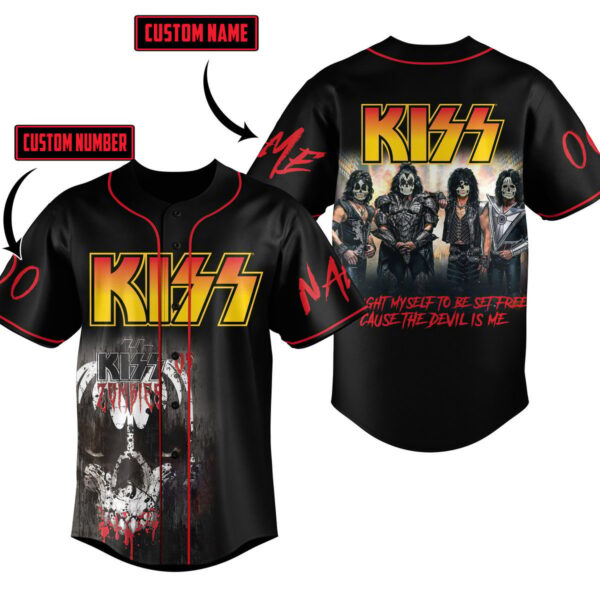 Kiss Baseball Jersey For Men Women And Kids Gift