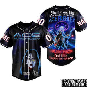 Kiss Ace Frehley Baseball Jersey For Men Women And Kids Gift 1