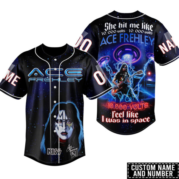 Kiss Ace Frehley Baseball Jersey For Men Women And Kids Gift