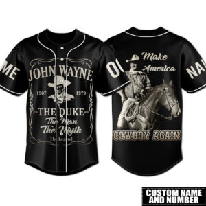 John Wayne Baseball Jersey For Men Women And Kids Gift
