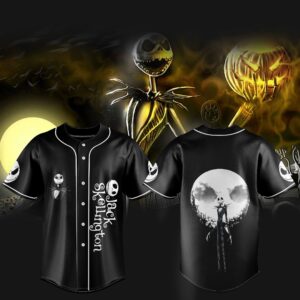 Jack Skellington Baseball Jersey For Men Women And Kids Gift