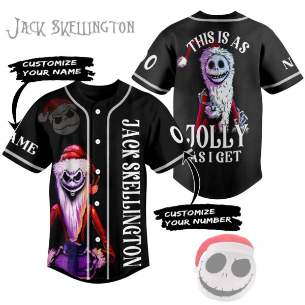 Jack Skellington Baseball Jersey For Men Women And Kids Gift