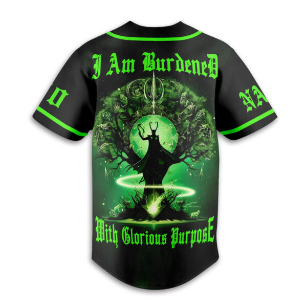I Am Burdened With Glorious Purpose Loki Baseball Jersey For Men Women And Kids Gift