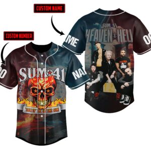 Heaven x Hell Baseball Jersey For Men Women And Kids Gift