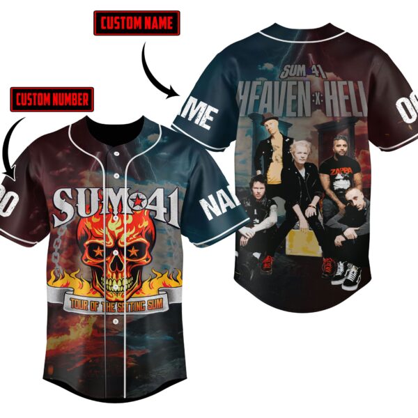 Heaven x Hell Baseball Jersey For Men Women And Kids Gift