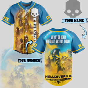 Helldivers Baseball Jersey For Men Women And Kids Gift