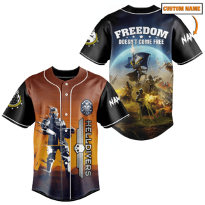 Helldivers Baseball Jersey For Men Women And Kids Gift