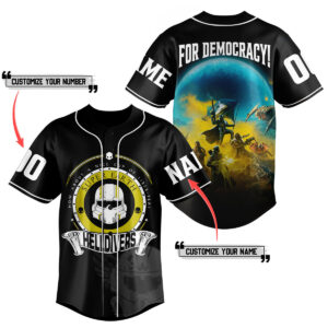 Helldivers Baseball Jersey For Men Women And Kids Gift