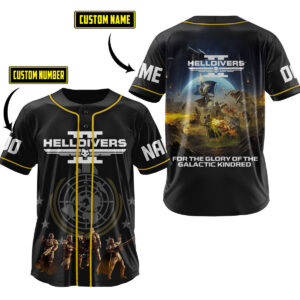 Helldivers Baseball Jersey For Men Women And Kids Gift