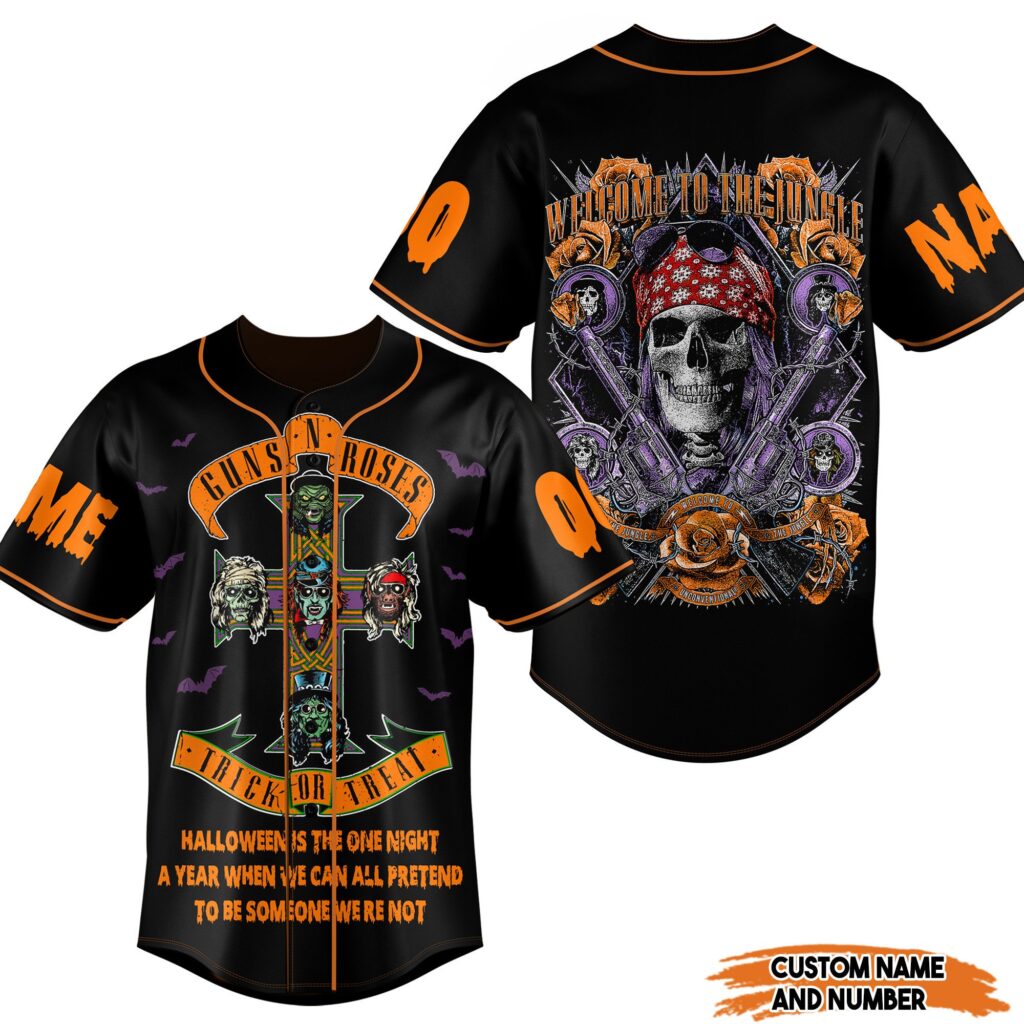 Guns N Roses Baseball Jersey For Men Women And Kids Gift Guns N Roses Baseball Jersey For Men Women And Kids Gift