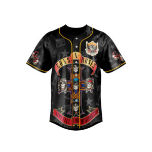 Guns N Roses Baseball Jersey For Men Women And Kids Gift 1