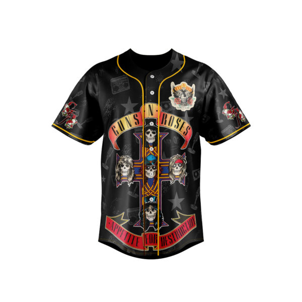 Guns N Roses Baseball Jersey For Men Women And Kids Gift