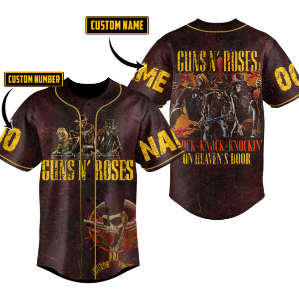 Guns N Roses Baseball Jersey For Men Women And Kids Gift