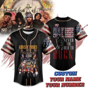 Guns N Roses Baseball Jersey For Men Women And Kids Gift