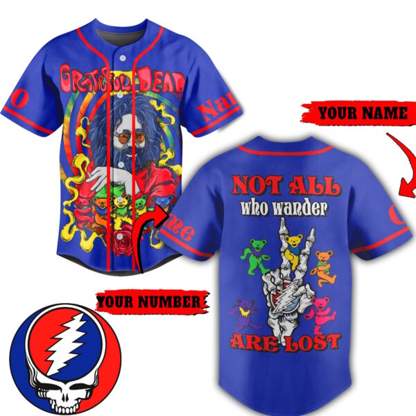 Grateful Dead Baseball Jersey For Men Women And Kids Gift