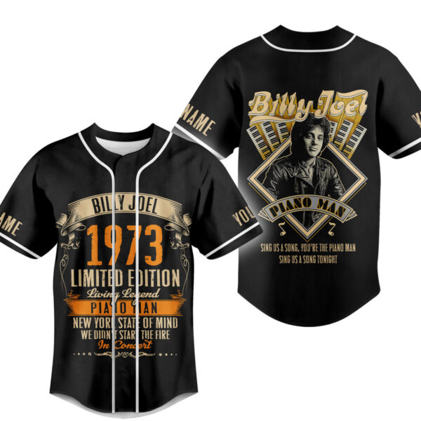 Billy Joel Baseball Jersey For Men Women And Kids Gift