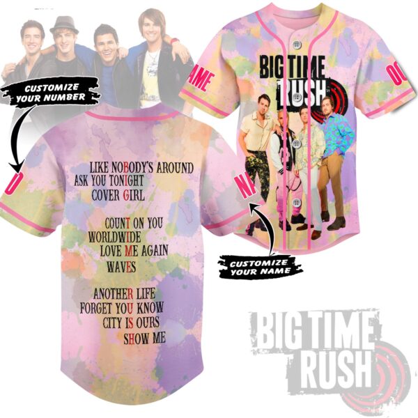 Big Time Rush Baseball Jersey For Men Women And Kids Gift