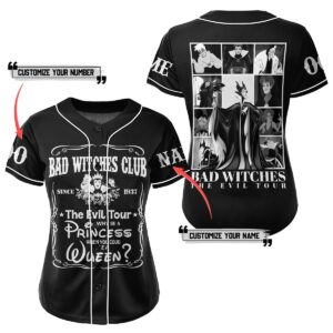 Bad Witches Club Baseball Jersey For Men Women And Kids Gift