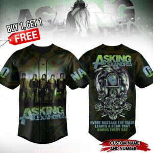Asking Alexandria Baseball Jersey For Men Women And Kids Gift