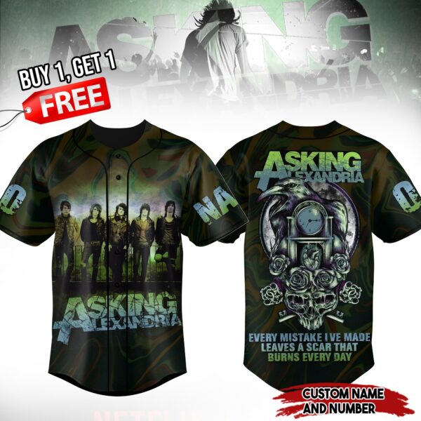 Asking Alexandria Baseball Jersey For Men Women And Kids Gift