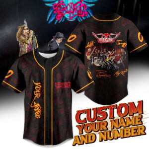 Aerosmith Baseball Jersey For Men Women And Kids Gift