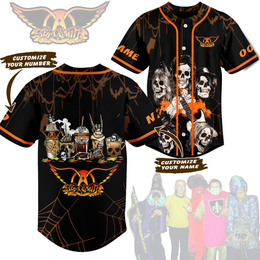 Aerosmith Baseball Jersey For Men Women And Kids Gift Aerosmith Baseball Jersey For Men Women And Kids Gift