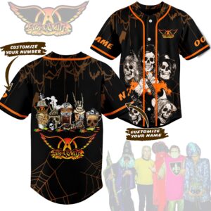 Aerosmith Baseball Jersey For Men Women And Kids Gift