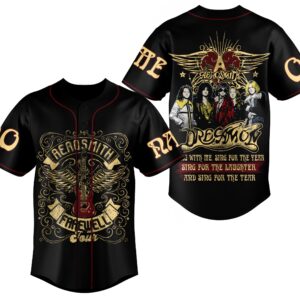 Aerosmith Baseball Jersey For Men Women And Kids Gift