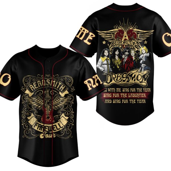Aerosmith Baseball Jersey For Men Women And Kids Gift