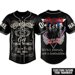 Aerosmith Baseball Jersey For Men Women And Kids Gift