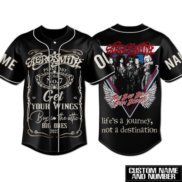 Aerosmith Baseball Jersey For Men Women And Kids Gift