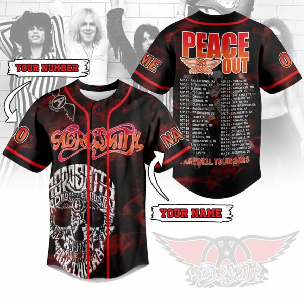 Aerosmith Baseball Jersey For Men Women And Kids Gift