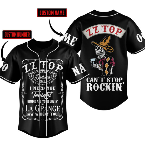 ZZ Top Baseball Jersey For Men Women And Kids Gift