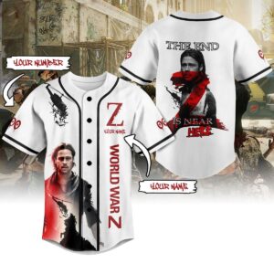 World War Z Baseball Jersey For Men Women And Kids Gift
