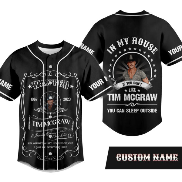 Tim McGraw Baseball Jersey For Men Women And Kids Gift
