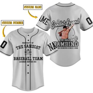 The Sandlot Baseball Jersey For Men Women And Kids Gift