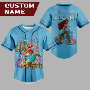 The Little Mermaid Baseball Jersey For Men Women And Kids Gift